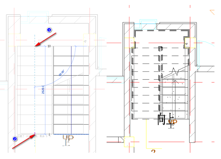 image.png 腿腿教学网-BIM图文教程-小别墅案例实践之2.8.2室内楼梯绘制