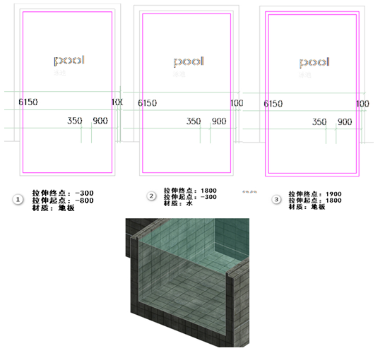 image.png 腿腿教学网-BIM图文教程-小别墅案例实践之2.11室外构件杆绘制