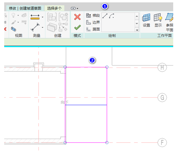 image.png 腿腿教学网-BIM图文教程-小别墅案例实践之2.11室外构件杆绘制