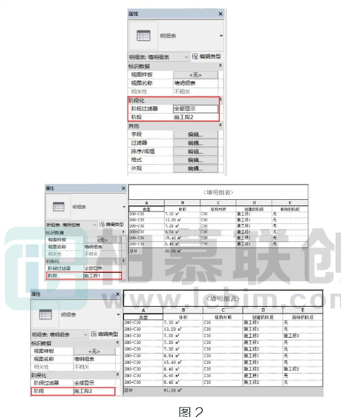 腿腿教学网-BIM教程| Revit阶段化明细表图文教程（文/萝卜）
