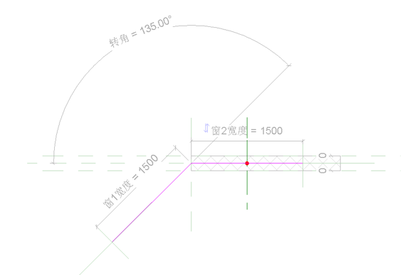 image.png 腿腿教学网-BIM等级考试二级建筑教程 |2.13 转角窗族实例