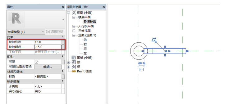 image.png 腿腿教学网-BIM等级考试二级建筑教程 | 2.16 带驳接爪幕墙嵌板族(一)