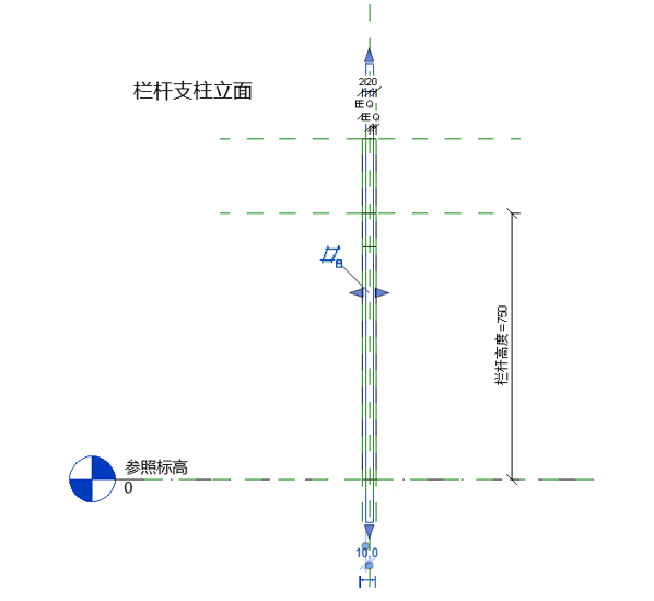 image.png 腿腿教学网-BIM等级考试二级建筑教程 | 2.19 公制栏杆-支柱