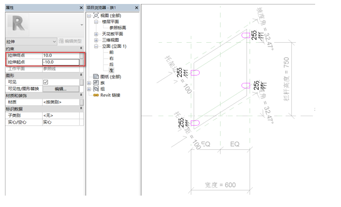 image.png 腿腿教学网-BIM等级考试二级建筑教程 | 公制栏杆-嵌板
