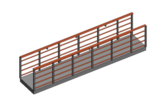 image.png 腿腿教学网-BIM等级考试二级建筑教程 | 公制栏杆-嵌板