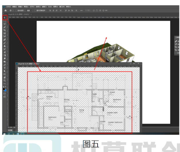 image.png 腿腿教学网-BIM教程 | Revit中如何进行二三维叠合图制作图文教程