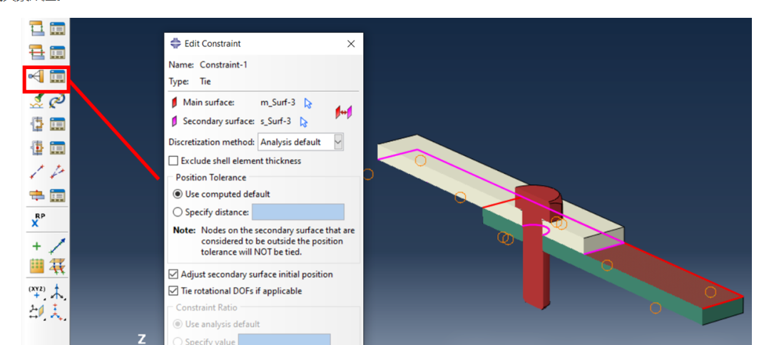 腿腿教学网-Abaqus螺栓载荷教程 | 载荷、预载和连接