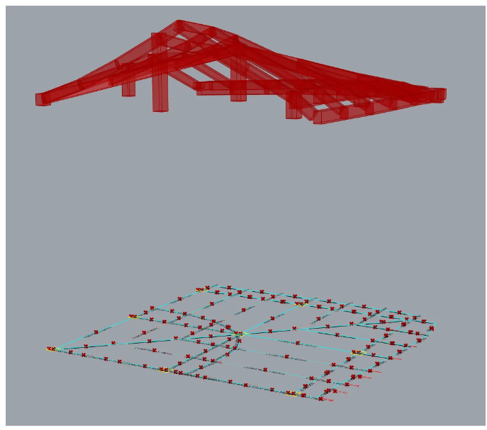 腿腿教学网-Grasshopper快速创建异形结构三维实体模型