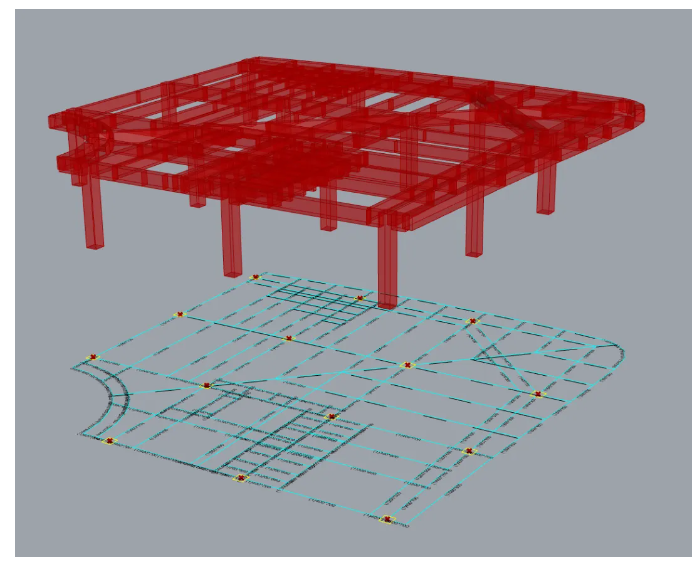 腿腿教学网-Grasshopper快速创建异形结构三维实体模型