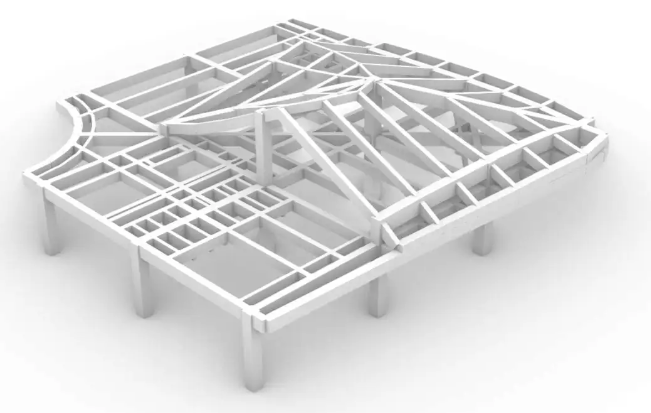 腿腿教学网-Grasshopper快速创建异形结构三维实体模型