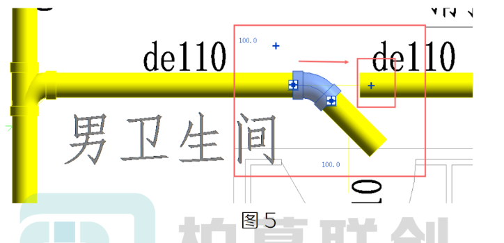 腿腿教学网-Revit中顺水三通方向不对解决方法的图文教程