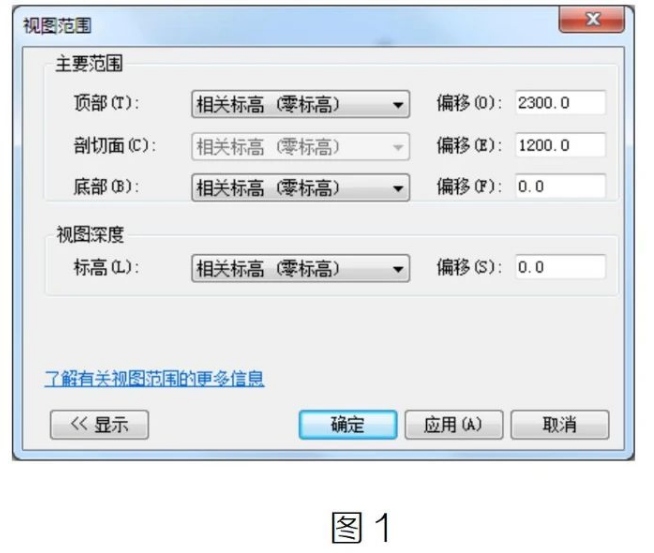 腿腿教学网-Revit如何自定义默认生成视图的视图范围图文教程