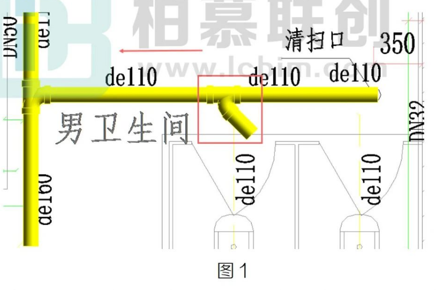腿腿教学网-Revit中顺水三通方向不对怎么改的图文教程