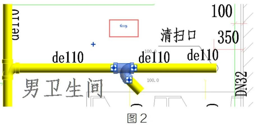 腿腿教学网-Revit中顺水三通方向不对怎么改的图文教程