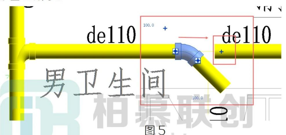 腿腿教学网-Revit中顺水三通方向不对怎么改的图文教程