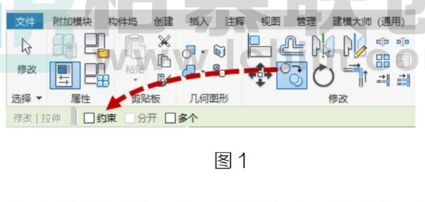腿腿教学网-Revit做族时，拉伸体不能移动复制解决方法的图文教程