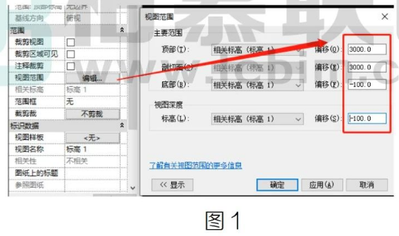 image.png 腿腿教学网-Revit中批量设置视图范围的图文教程