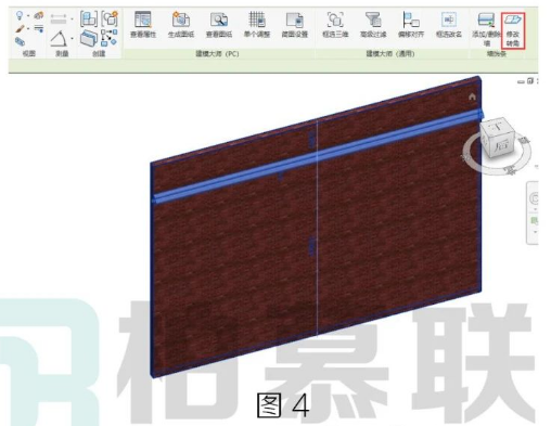 腿腿教学网-Revit中墙饰条的转角回墙图文教程