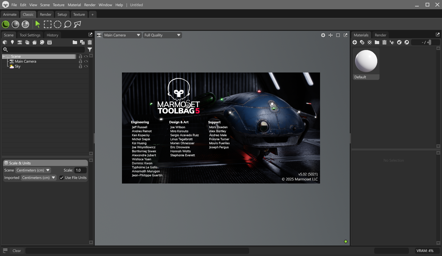 八猴渲染器:Marmoset Toolbag 5.02最新中文破解版下载 八猴渲染器:Marmoset Toolbag 5.02最新中文破解版下载