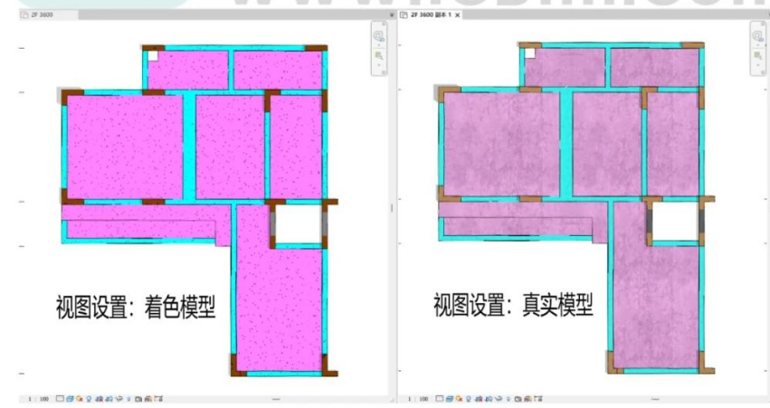 image.png 腿腿教学网-Revit中提高彩色图纸的质感方法的图文教程