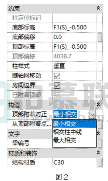 image.png 腿腿教学网- Revit中如何解决柱子附着屋顶连接不正确方法的图文教程(文/LS)