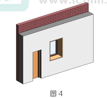 image.png 腿腿教学网-Revit中在两片贴在一起的墙上开门窗洞口方法的图文教程(文/柏慕联创)