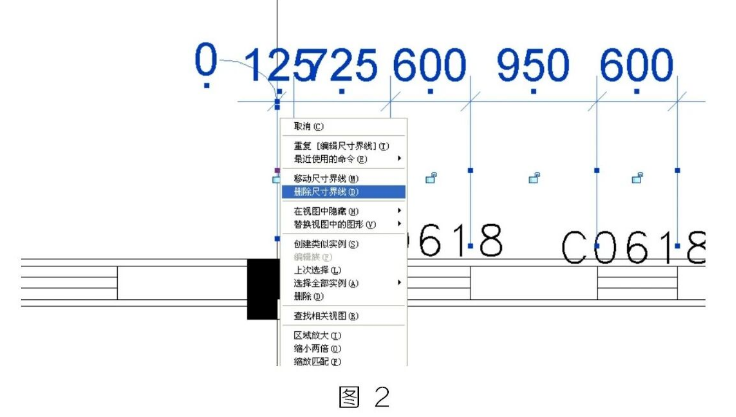 腿腿教学网-Revit中删除尺寸标注上出现的零尺寸图文教程（文/柏慕联创）