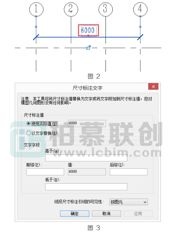腿腿教学网- Revit中如何添加尺寸标注的前缀后缀的图文教程（文/BIM小妹）