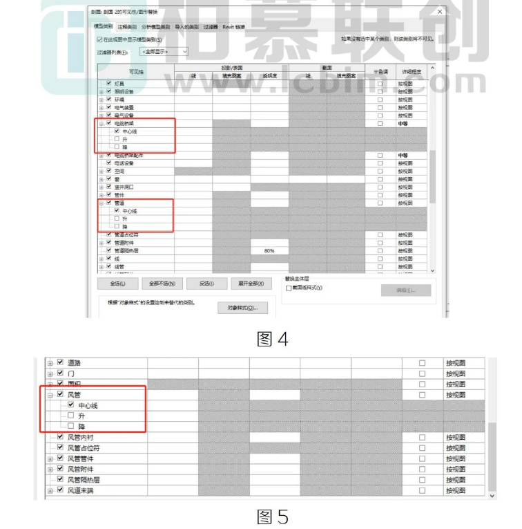 腿腿教学网-BIM教程 | Revit剖面视图中无法捕捉机电系统图元的边界解决方法的图文教程（文/小七）