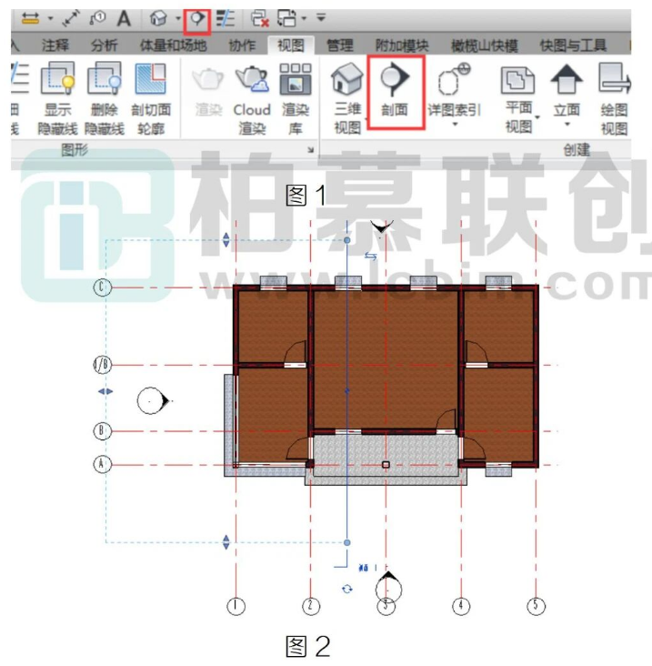 腿腿教学网-BIM教程 | Revit中阶梯剖的创建方法的图文教程（文/BIM小妹）