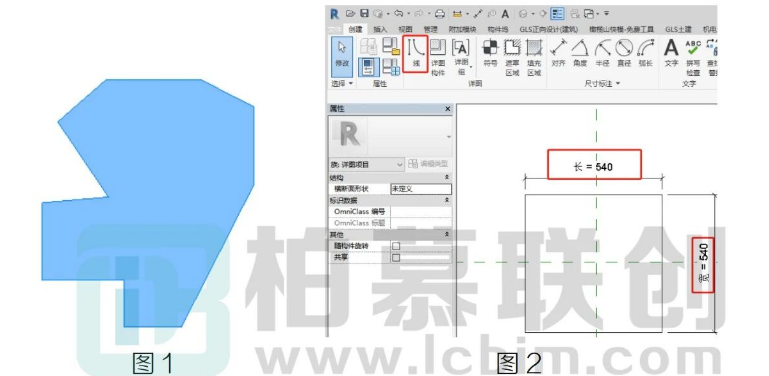 腿腿教学网-BIM教程 | Revit族的另一种二维表达创建方法的图文教程（文/杨雨凡）
