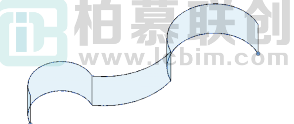 腿腿教学网-BIM教程 | Revit绘制弧形幕墙方法的图文教程（文/ST）
