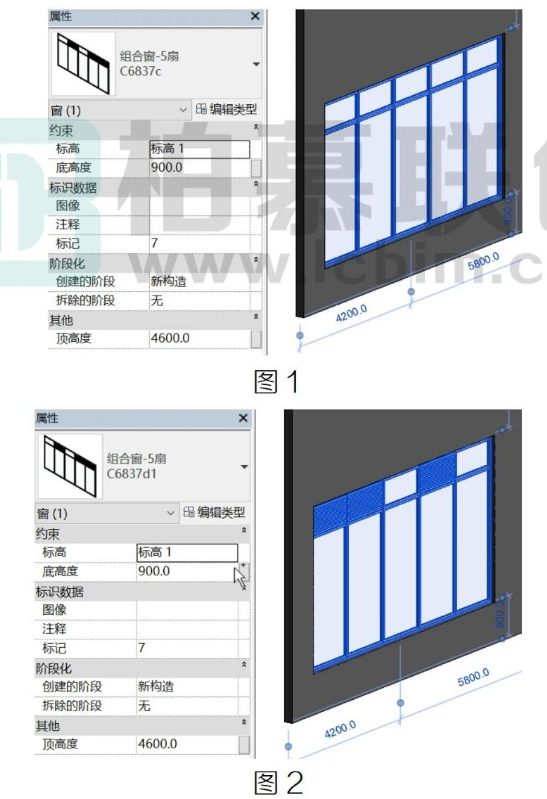 腿腿教学网-BIM教程 | Revit中利用参数替换嵌套子族方法的图文教程（文/普者青创）