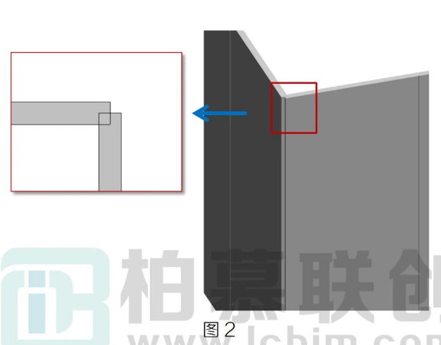 image.png 腿腿教学网-BIM教程 | Revit中如何处理幕墙转角处嵌板自动连接方法的图文教程(文/小七)