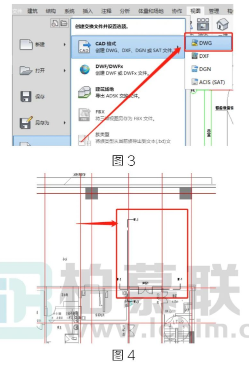腿腿教学网-BIM教程 |Revit中导出的图纸中剖面显示问题方法的 图文教程（文/柏慕联创）