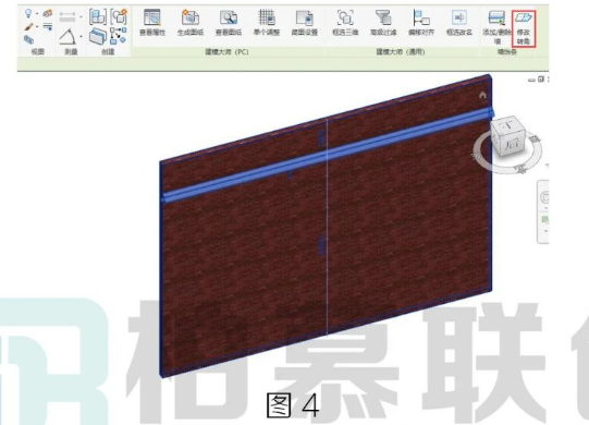 腿腿教学网-BIM教程 | Revit中墙饰条的转角回墙方法的图文教程（文/宁夏办事处）