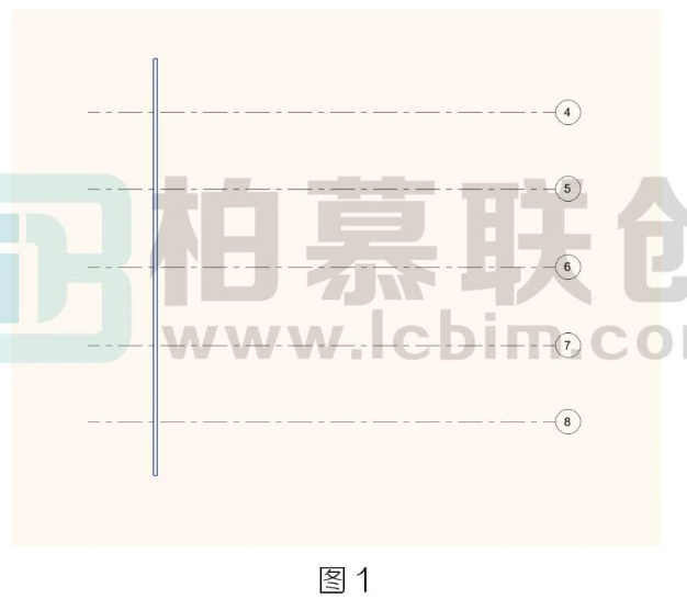 腿腿教学网-BIM教程 |  Revit中利用辅助墙一键标注轴网图文教程（文/王静）