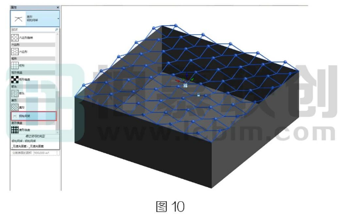 腿腿教学网-BIM教程 | Revit基于填充图案的钢构网架方法的图文教程（文/柏慕联创宁夏办事处）