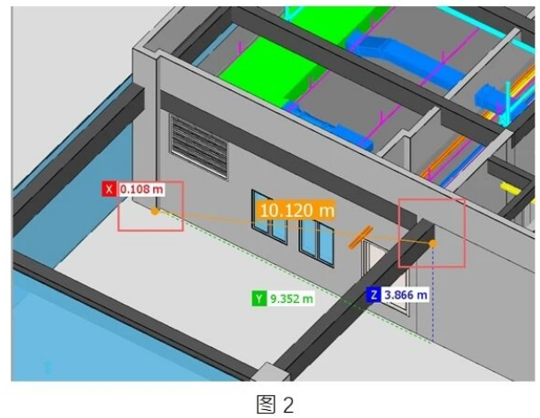 腿腿教学网-BIM教程 | Navisworks中测量构件高程方法的图文教程（文/BIM小妹）