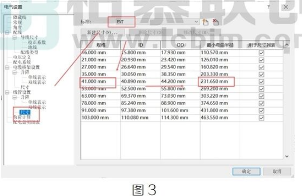 image.png 腿腿教学网-BIM教程 | Revit中线管默认弯曲半径的设置图文教程(文/BIM小妹)