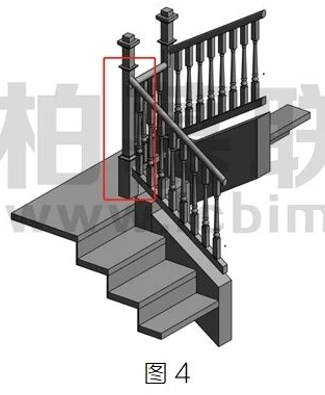 腿腿教学网-BIM教程 | Revit中栏杆扶手在楼梯上的细节处理（一）图文教程（文/柏慕联创技术服务）