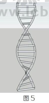 腿腿教学网-BIM教程 | Sketchup中创建DNA双螺旋结构图文教程(二)（文/柏慕联创山西公司）